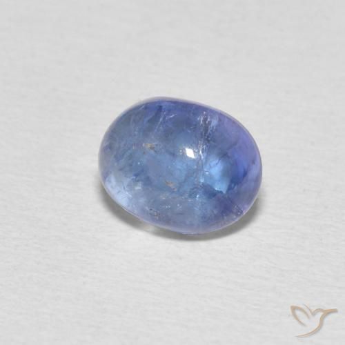 Tanzanita Azul claro natural de 1.80 ct, Ovalada, Transparente