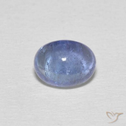 2.71ct Natural Azul claro tanzanita, Ovalada, Transparente