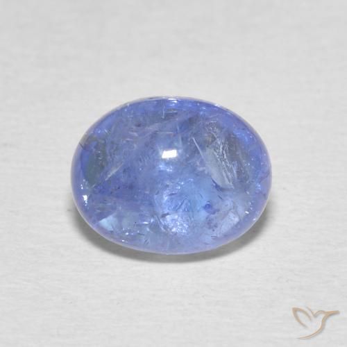2.86ct Natural Azul claro tanzanita, Ovalada, Transparente