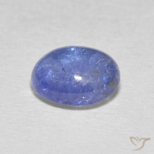 Tanzanita Azul claro natural de 2.86 ct, Ovalada, Transparente