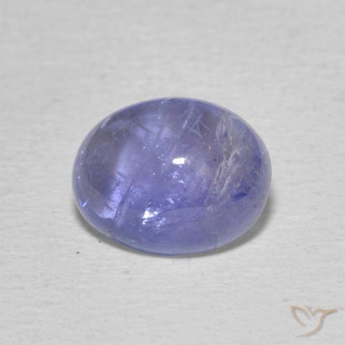 2.89ct Natural Azul violeta intenso tanzanita, Ovalada, Transparente