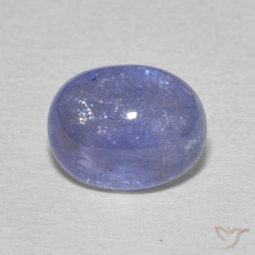 3.31ct Natural Azul violeta intenso tanzanita, Ovalada, Transparente