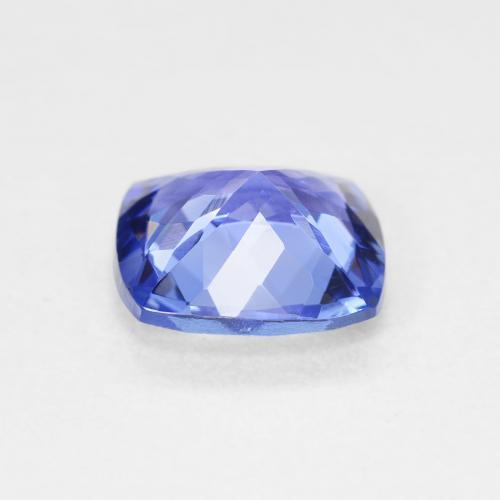 Tanzanita Azul violeta oscuro natural de 2.15 ct, Forma Cojín, VVS-VS