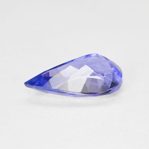Tanzanita Azul violeta oscuro natural de 2.14 ct, En forma de pera, VVS