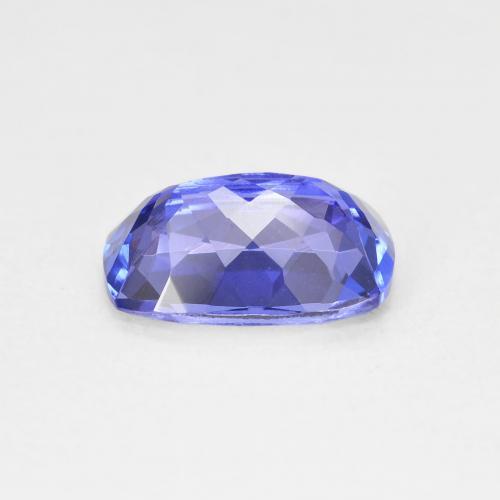 Tanzanita Azul violeta oscuro natural de 2.47 ct, Forma Cojín, VVS