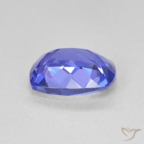 Tanzanita Azul oscuro natural de 2.04 ct, Forma Cojín, VVS