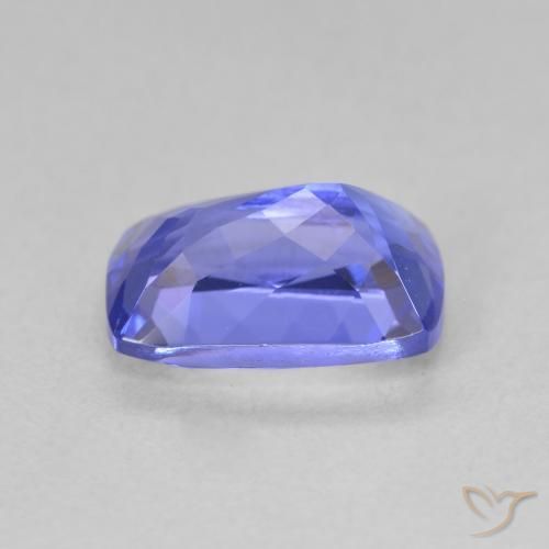 Tanzanita Azul violeta oscuro natural de 2.19 ct, Forma Cojín, VVS