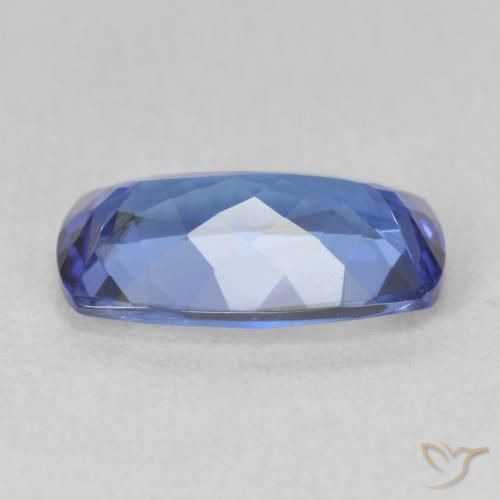 Tanzanita Azul natural de 2.88 ct, Forma Cojín, VVS