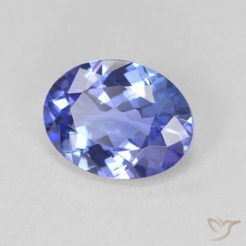 Tanzanita Azul natural de 1.88 ct, Ovalada, VVS