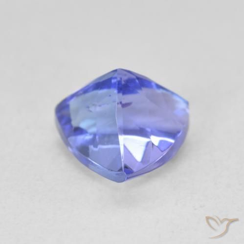 Tanzanita azul natural de 1,53 ct, trillón, VVS