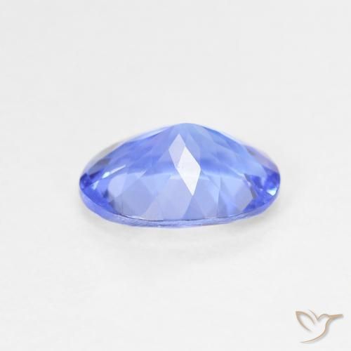 Tanzanita Azul violeta oscuro natural de 1.31 ct, Ovalada, VVS