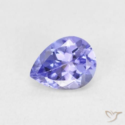 0.36ct Natural Azul eléctrico Tanzanita, En forma de pera, VVS-VS