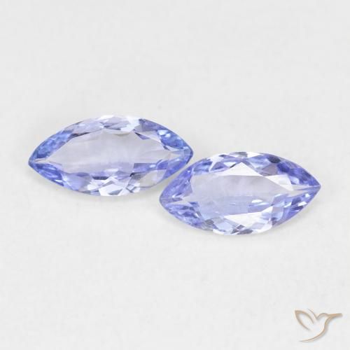 0.60ctw Natural Azul violeta Tanzanita, Marquesa, VVS-VS