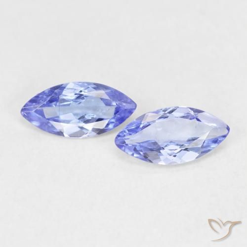 0.70ctw Natural Azul violeta Tanzanita, Marquesa, VS