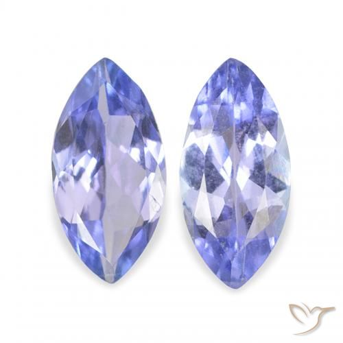 0.65ctw Natural Azul oscuro Tanzanita, Marquesa, VVS-VS