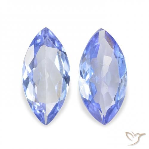 0.66ctw Natural Azul pastel Tanzanita, Marquesa, VS