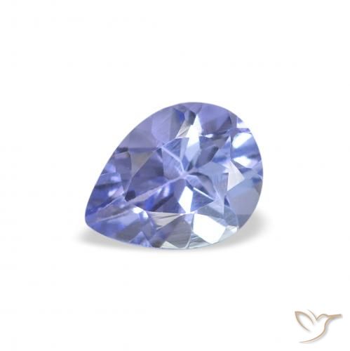 0.31ct Natural Azul pastel Tanzanita, En forma de pera, VS