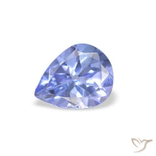 0.32ct Natural Azul pastel Tanzanita, En forma de pera, VS