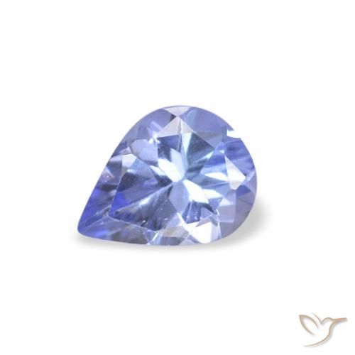 0.28ct Natural Azul pastel Tanzanita, En forma de pera, VS