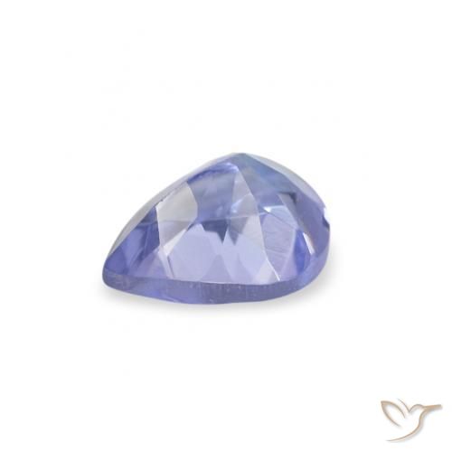 Tanzanita Azul claro natural de 0.34 ct, En forma de pera, VS