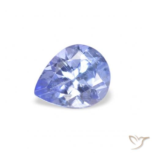 0.31ct Natural Azul pastel Tanzanita, En forma de pera, VS