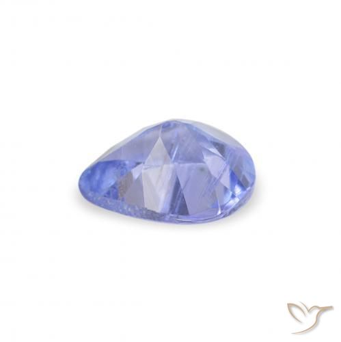 Tanzanita Azul pastel natural de 0.31 ct, En forma de pera, VS