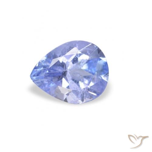 0.33ct Natural Azul pastel Tanzanita, En forma de pera, VS