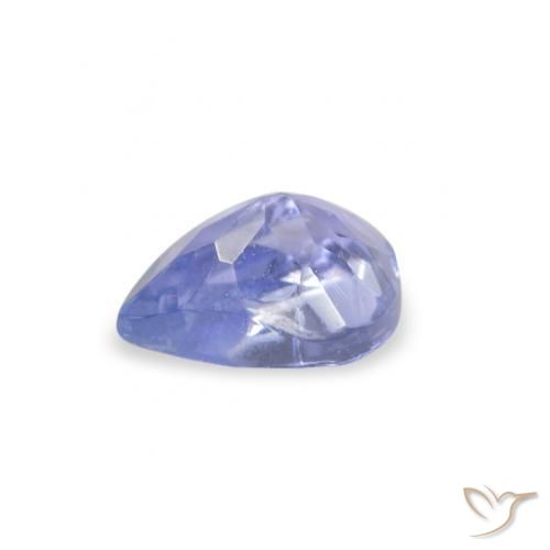 Tanzanita Azul claro natural de 0.36 ct, En forma de pera, VS