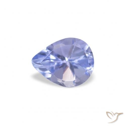 0.33ct Natural Azul pastel Tanzanita, En forma de pera, VS