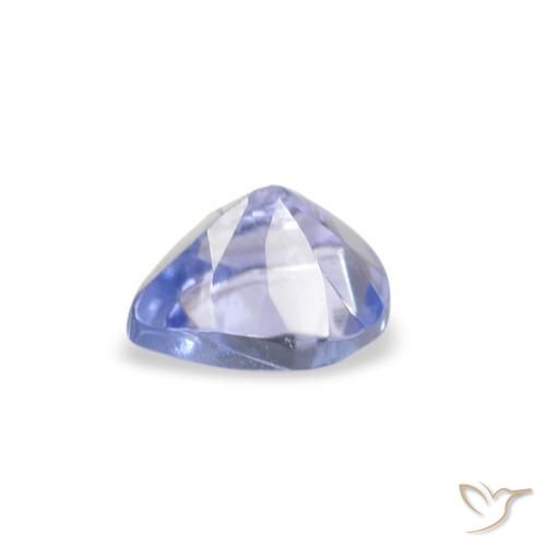Tanzanita Azul pastel natural de 0.33 ct, En forma de pera, VS