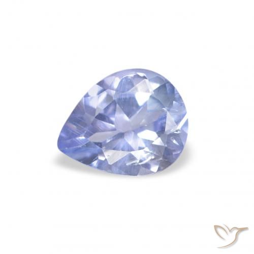 0.37ct Natural Azul claro Tanzanita, En forma de pera, VS