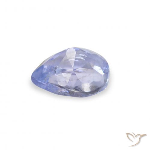 Tanzanita Azul claro natural de 0.37 ct, En forma de pera, VS