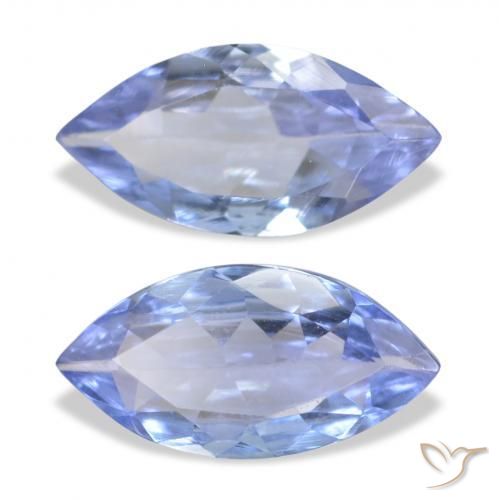 0.69ctw Natural Azul claro Tanzanita, Marquesa, VVS-VS