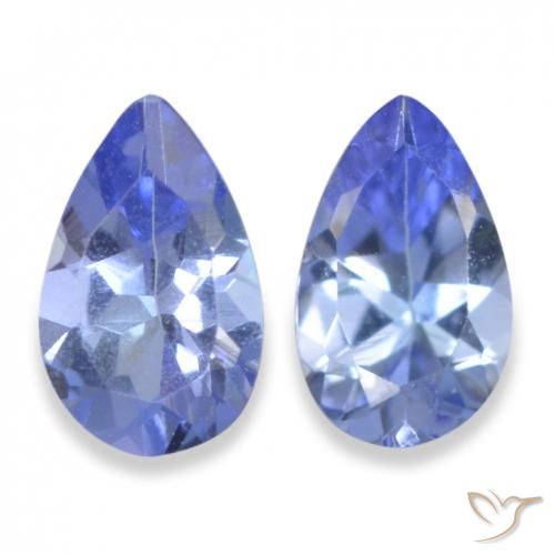 0.44ctw Natural Azul marino medio Tanzanita, En forma de pera, VS