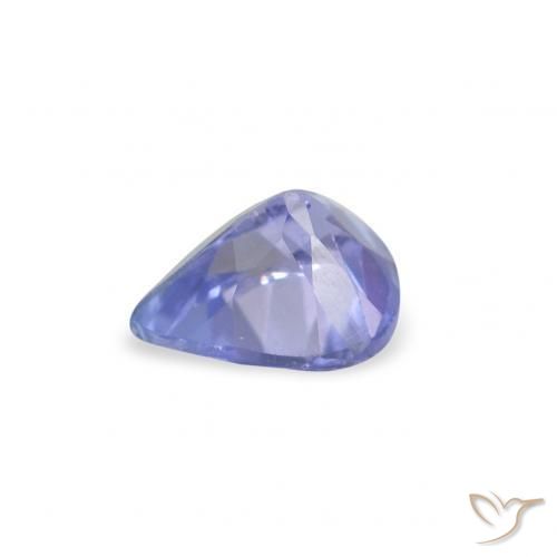 Tanzanita Azul claro natural de 0.30 ct, En forma de pera, VS