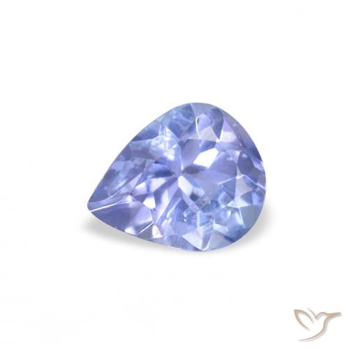 0.36ct Natural Azul claro Tanzanita, En forma de pera, VS