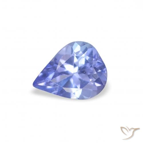 0.34ct Natural Azul violeta Tanzanita, En forma de pera, VS