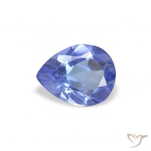 0.34ct Natural Azul intenso Tanzanita, En forma de pera, VS