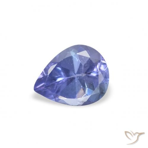 0.31ct Natural Azul intenso Tanzanita, En forma de pera, VS