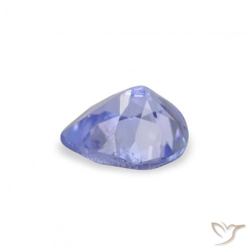 Tanzanita Azul púrpura eléctrico natural de 0.33 ct, En forma de pera, VS