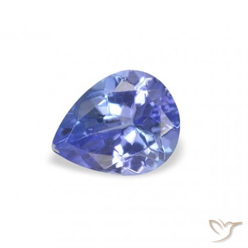 0.35ct Natural Azul Tanzanita, En forma de pera, VS