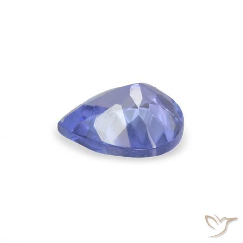 Tanzanita Azul natural de 0.35 ct, En forma de pera, VS