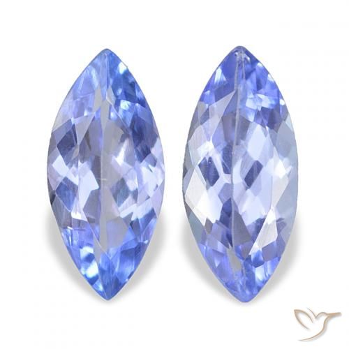 0.59ctw Natural Azul claro Tanzanita, Marquesa, VS