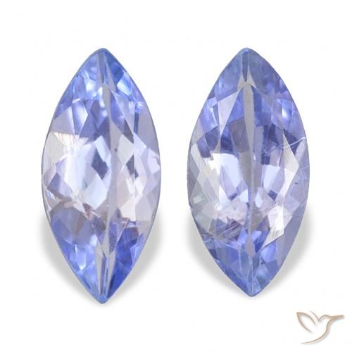 0.67ctw Natural Azul pastel Tanzanita, Marquesa, VS