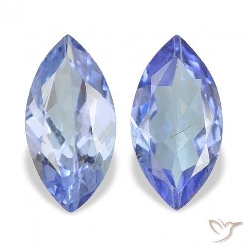 0.72ctw Natural Azul pastel Tanzanita, Marquesa, VS