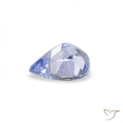 Tanzanita Azul claro natural de 0.34 ct, En forma de pera, VS