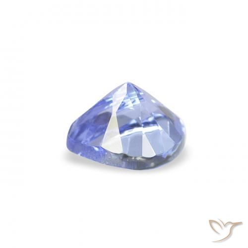 Tanzanita Azul pastel natural de 0.40 ct, En forma de pera, VS
