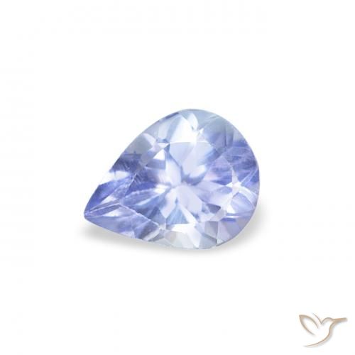 0.37ct Natural Azul pastel tanzanita, En forma de pera, VS