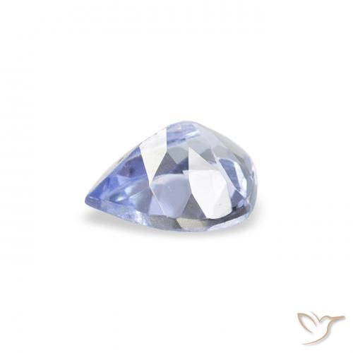 Tanzanita Azul pastel natural de 0.31 ct, En forma de pera, VS