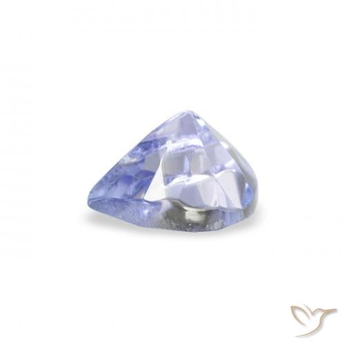 Tanzanita Azul pastel natural de 0.37 ct, En forma de pera, VS